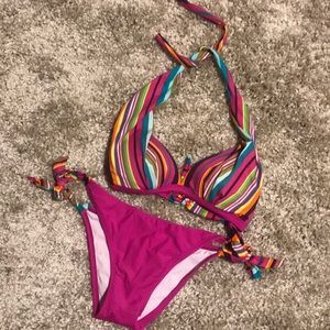 Never worn bathing suit.